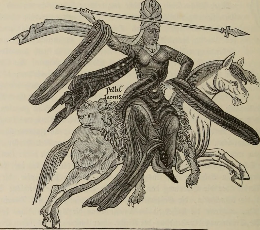 An illustration from Geschichte der deutschen Malerei, 1889, leaf 138