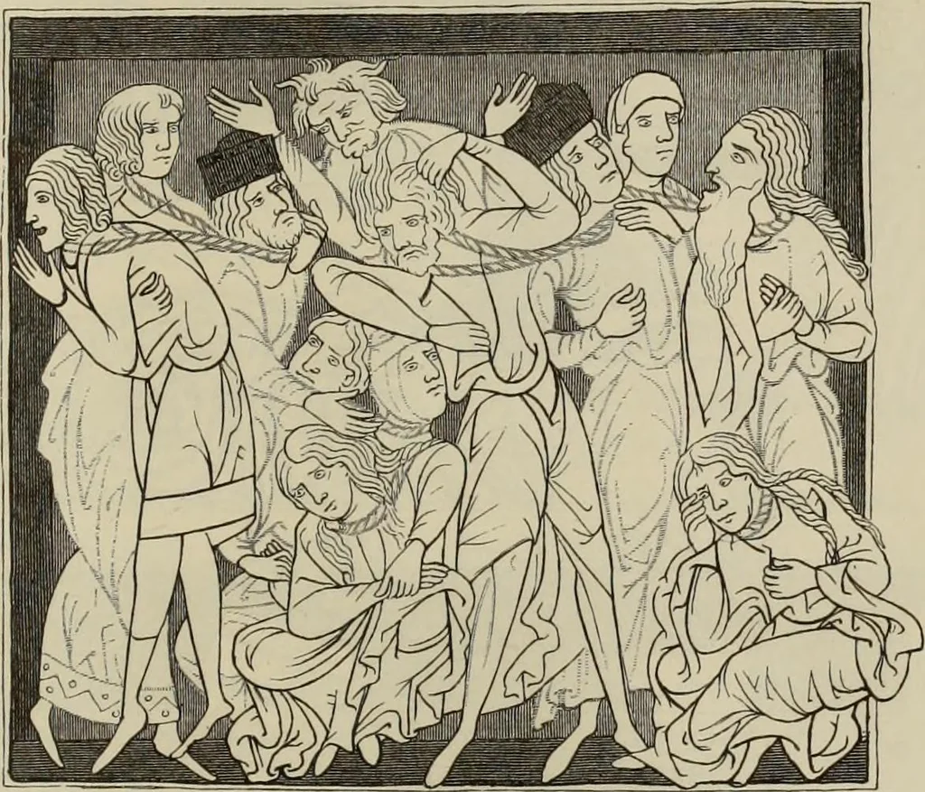 An illustration from Geschichte der deutschen Malerei, 1889, leaf 141