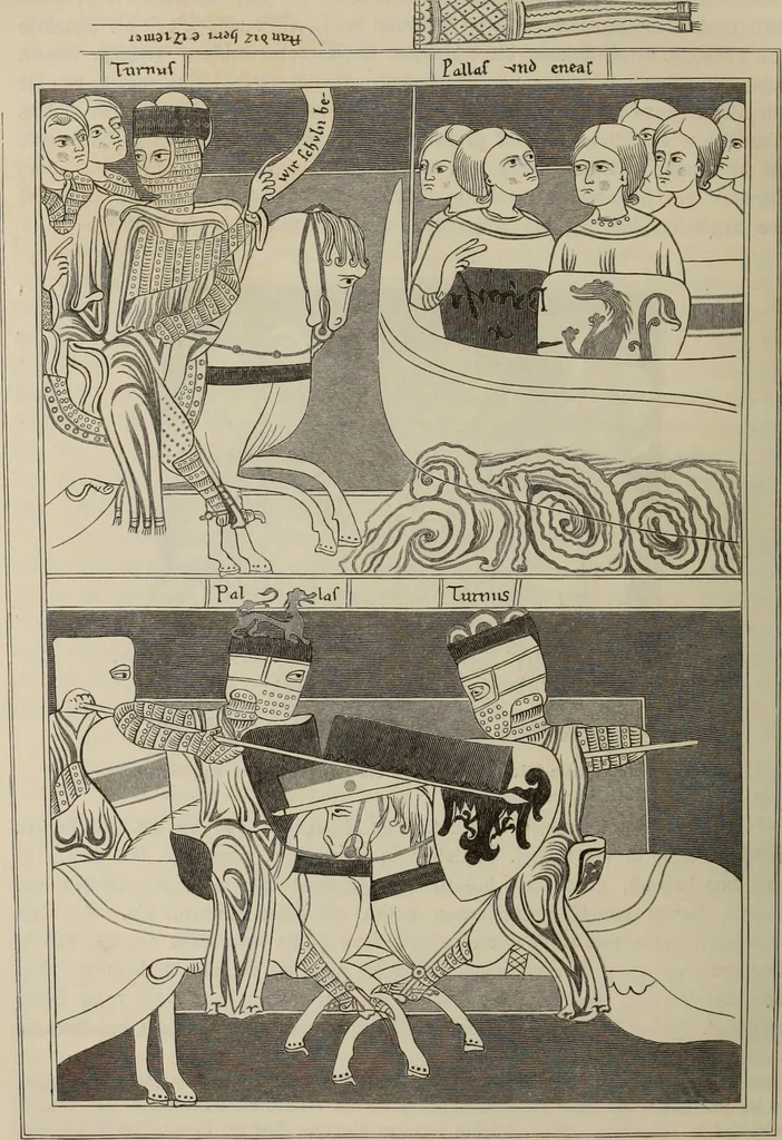 An illustration from Geschichte der deutschen Malerei, 1889, leaf 142