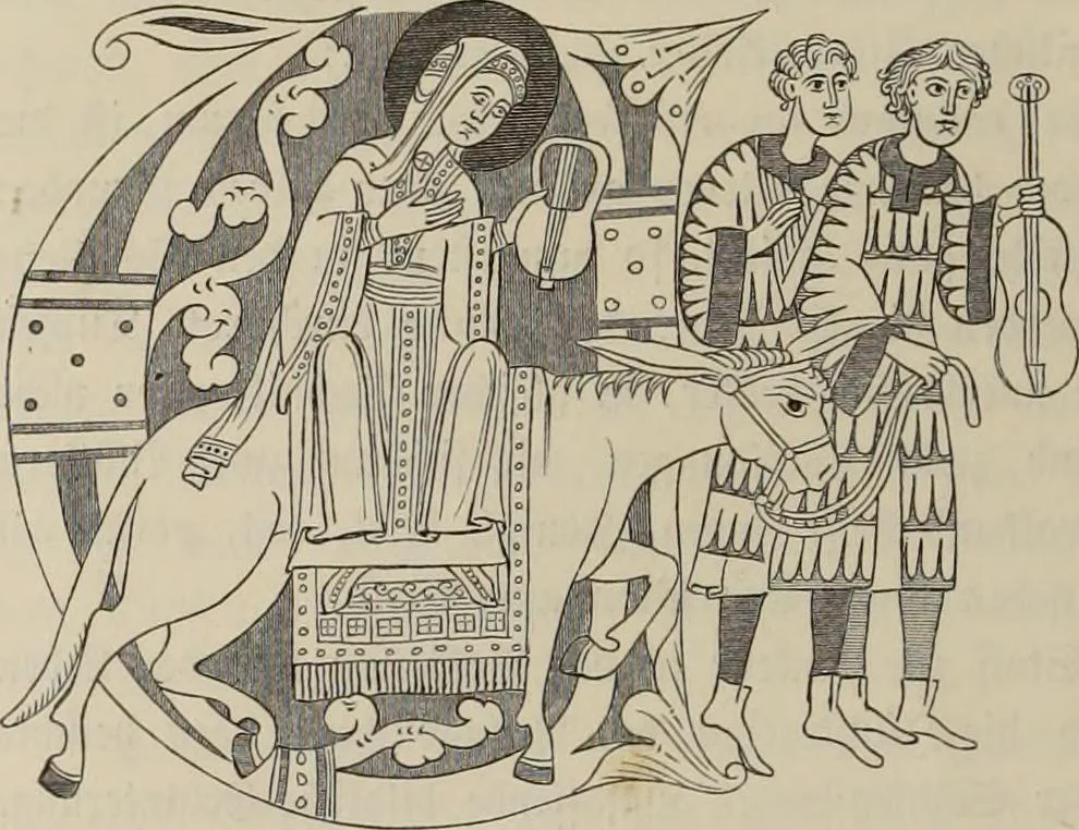An illustration from Geschichte der deutschen Malerei, 1889, leaf 146
