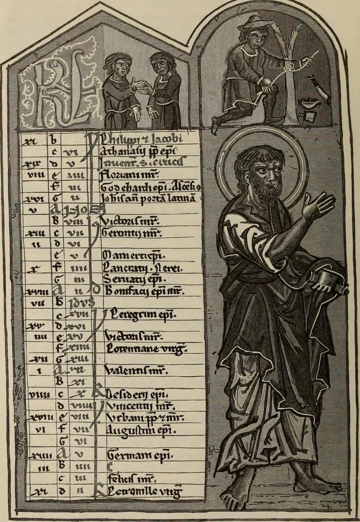 An illustration from Geschichte der deutschen Malerei, 1889, leaf 162