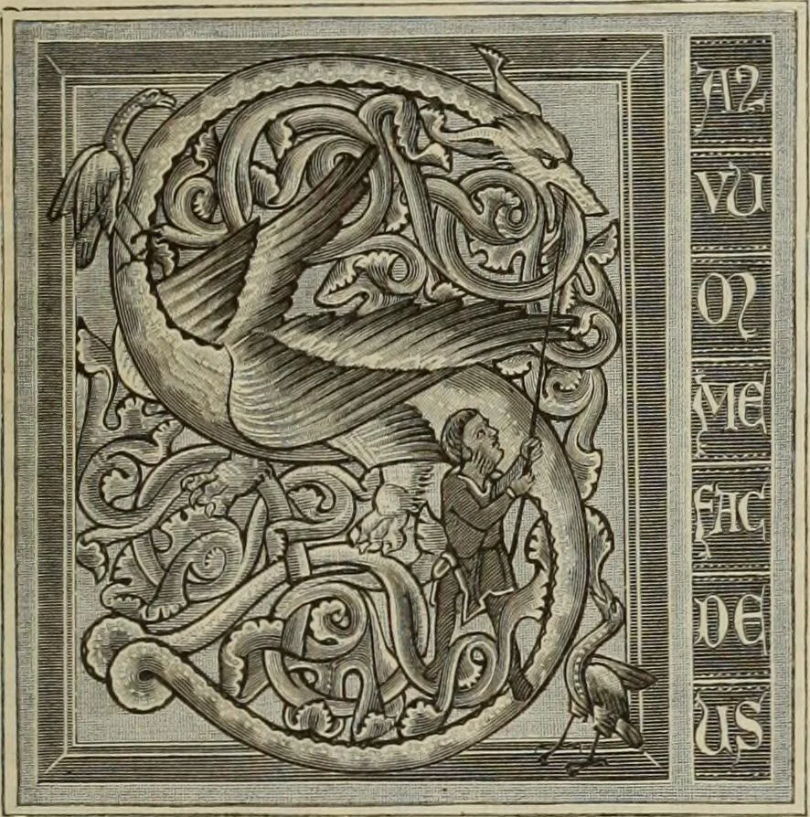 An illustration from Geschichte der deutschen Malerei, 1889, leaf 165