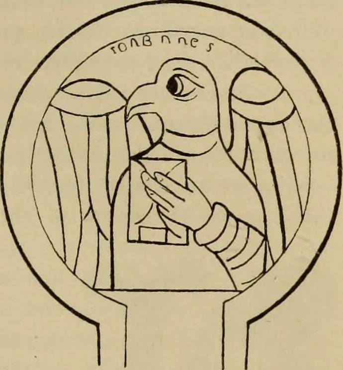 An illustration from Geschichte der deutschen Malerei, 1889, leaf 17