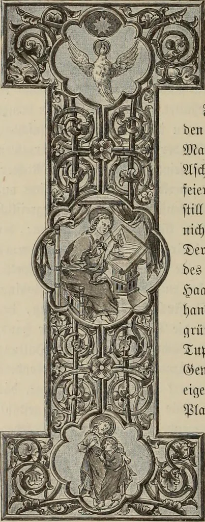 An illustration from Geschichte der deutschen Malerei, 1889, leaf 172