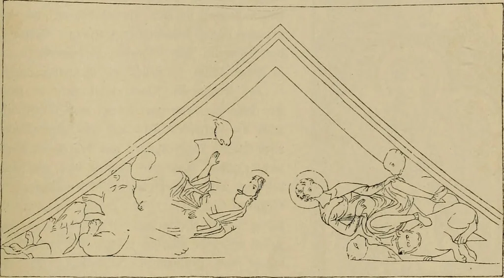 An illustration from Geschichte der deutschen Malerei, 1889, leaf 181