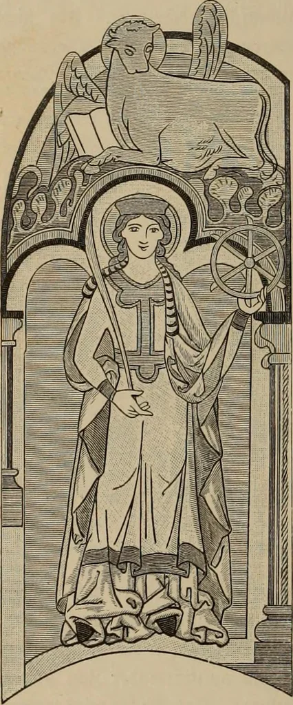 An illustration from Geschichte der deutschen Malerei, 1889, leaf 182