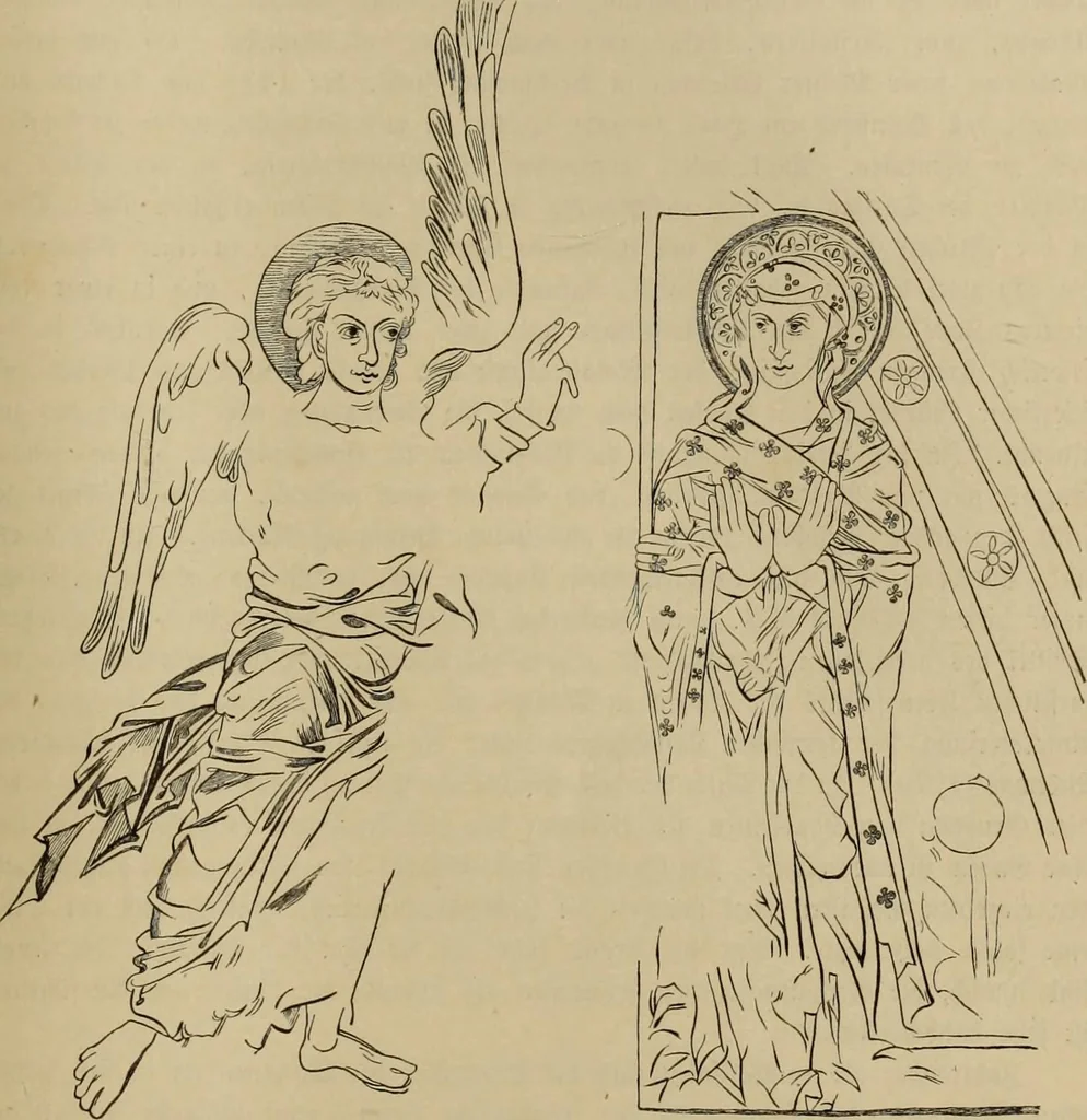 An illustration from Geschichte der deutschen Malerei, 1889, leaf 183