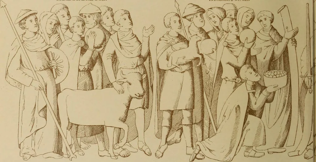 An illustration from Geschichte der deutschen Malerei, 1889, leaf 186