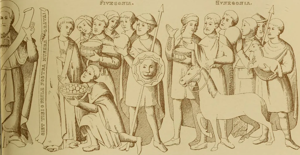 An illustration from Geschichte der deutschen Malerei, 1889, leaf 187