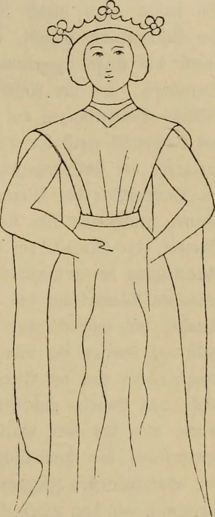 An illustration from Geschichte der deutschen Malerei, 1889, leaf 189