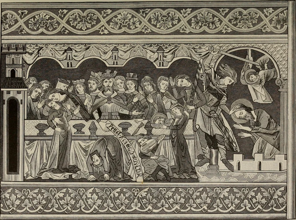 An illustration from Geschichte der deutschen Malerei, 1889, leaf 192