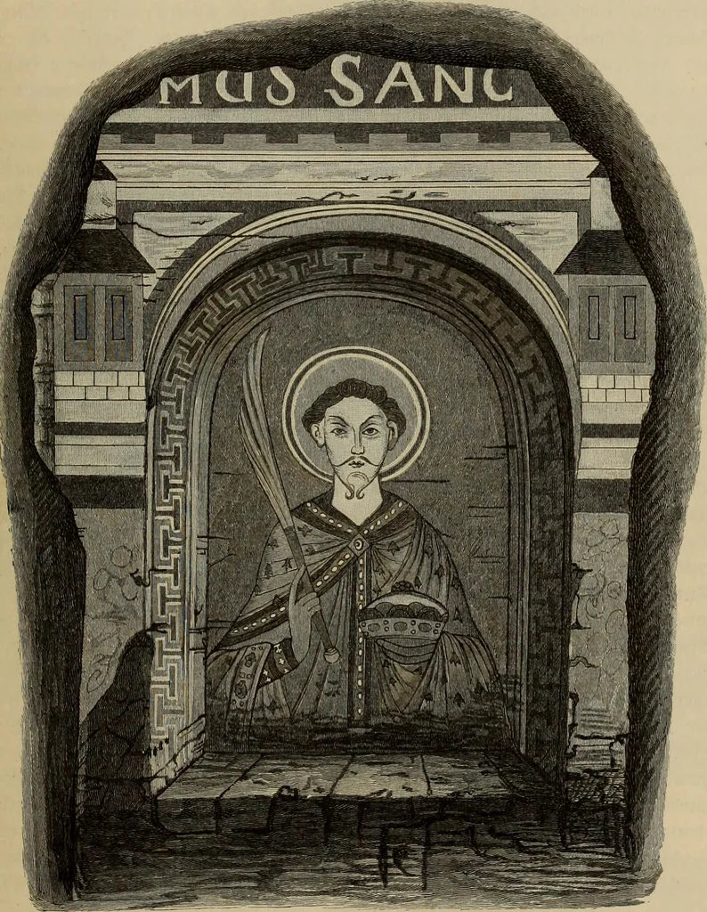 An illustration from Geschichte der deutschen Malerei, 1889, leaf 195