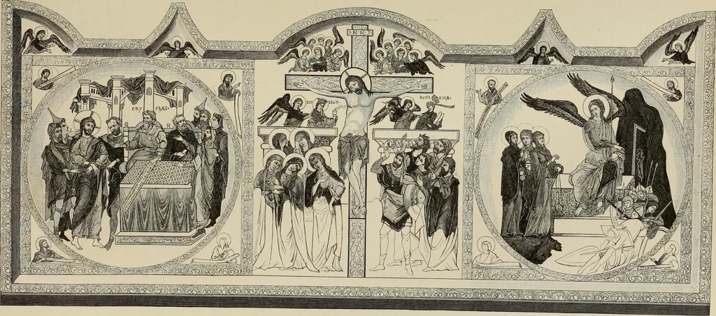 An illustration from Geschichte der deutschen Malerei, 1889, leaf 205
