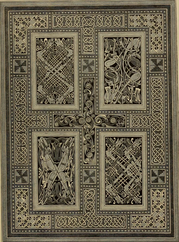 An illustration from Geschichte der deutschen Malerei, 1889, leaf 21