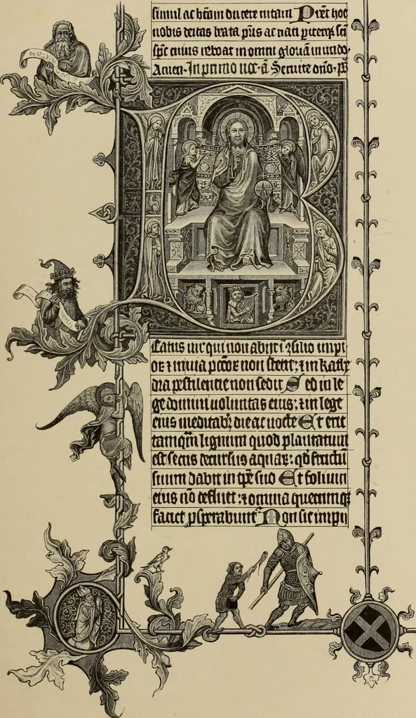 An illustration from Geschichte der deutschen Malerei, 1889, leaf 233