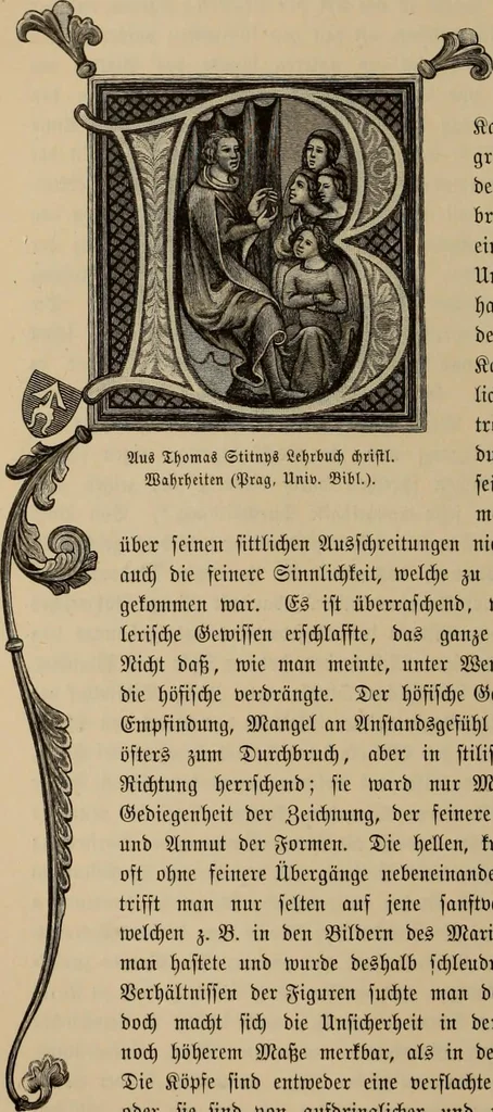 An illustration from Geschichte der deutschen Malerei, 1889, leaf 236