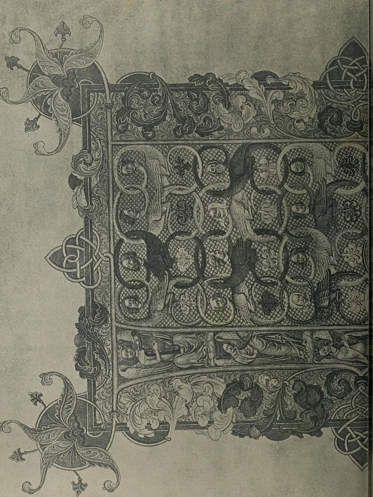 An illustration from Geschichte der deutschen Malerei, 1889, leaf 242