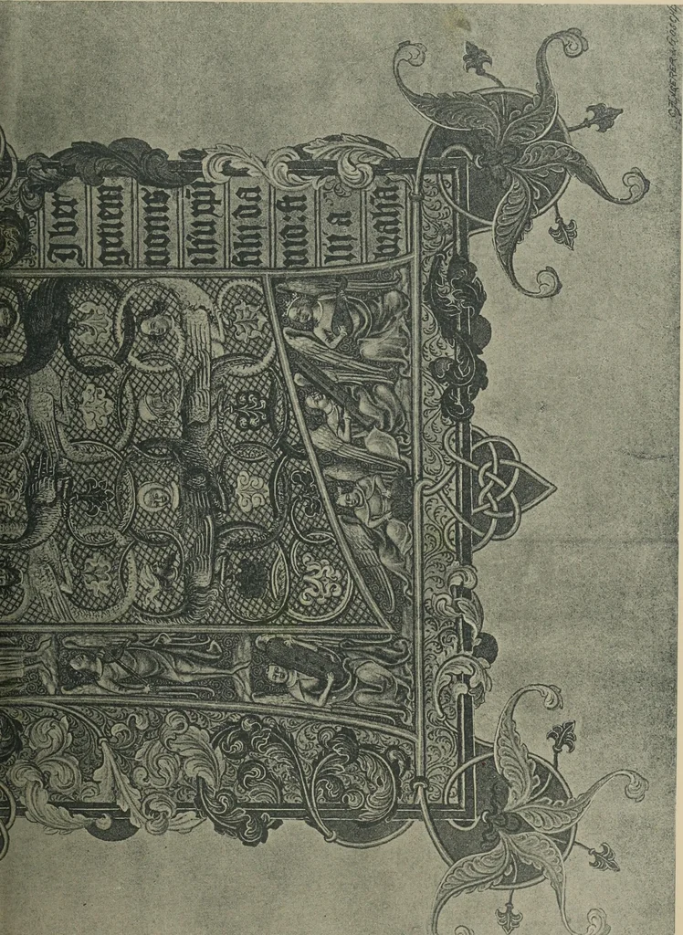 An illustration from Geschichte der deutschen Malerei, 1889, leaf 243