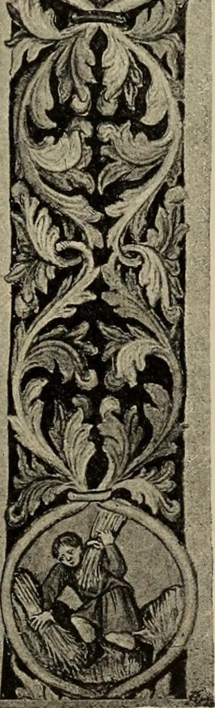 An illustration from Geschichte der deutschen Malerei, 1889, leaf 247