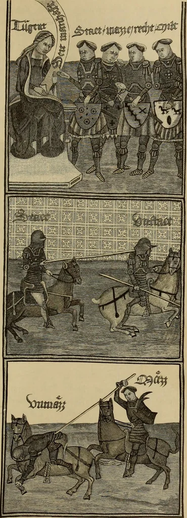 An illustration from Geschichte der deutschen Malerei, 1889, leaf 249