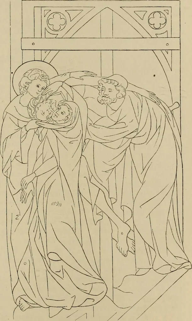 An illustration from Geschichte der deutschen Malerei, 1889, leaf 253