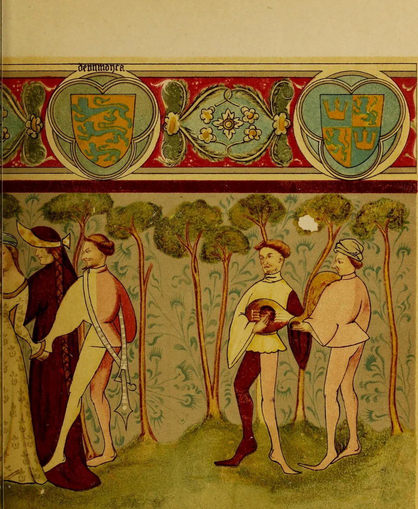 An illustration from Geschichte der deutschen Malerei, 1889, leaf 259
