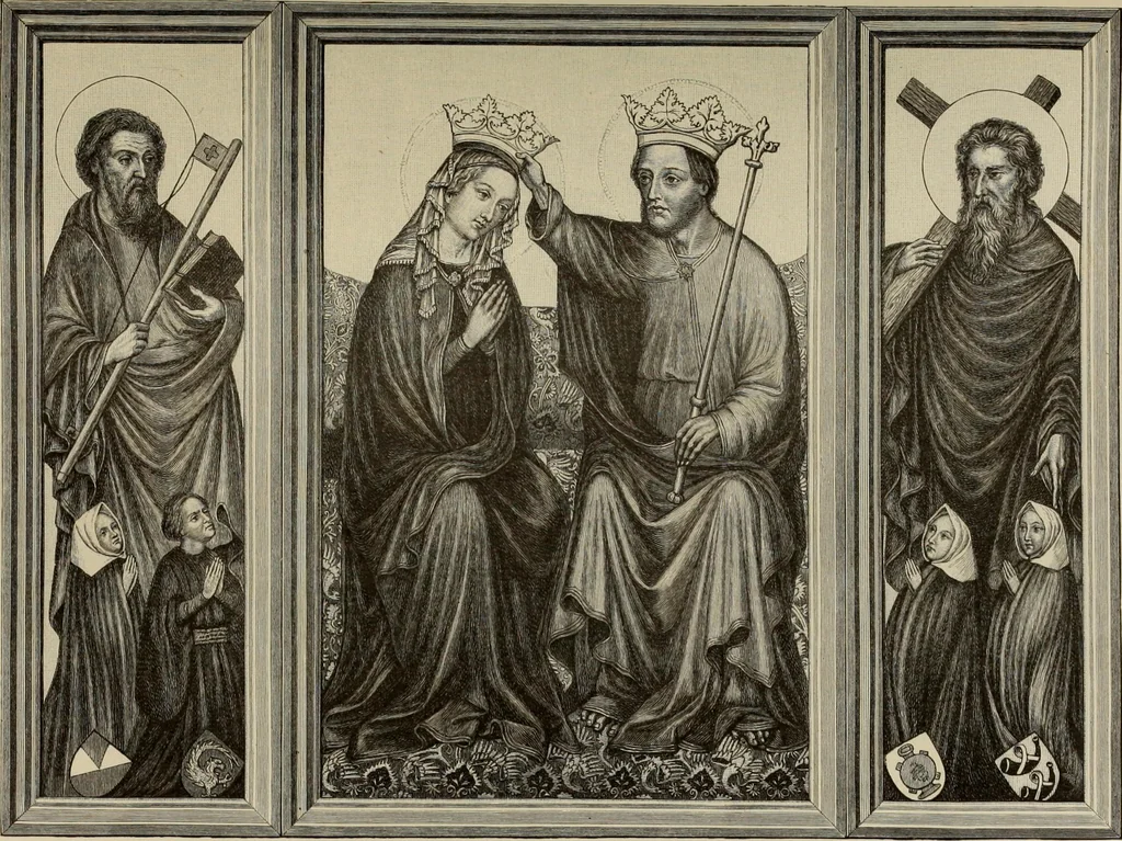 An illustration from Geschichte der deutschen Malerei, 1889, leaf 271