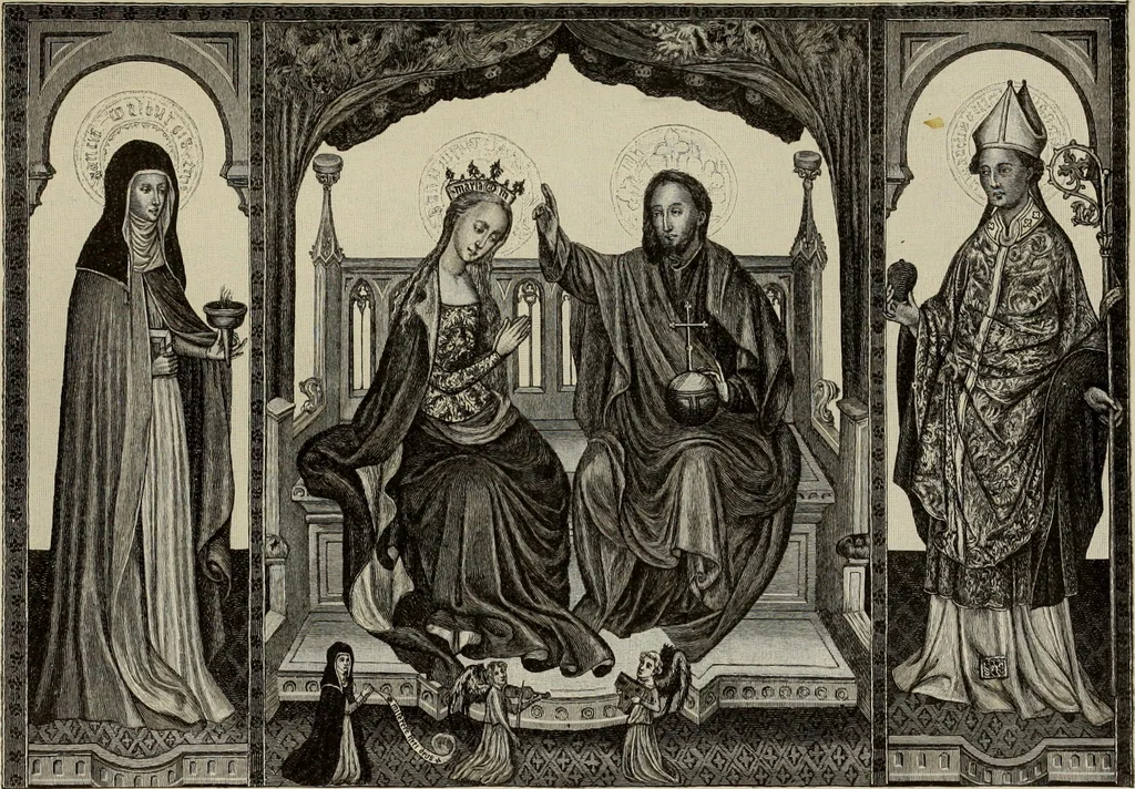 An illustration from Geschichte der deutschen Malerei, 1889, leaf 287