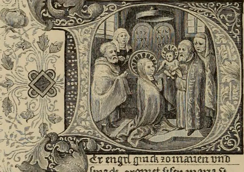 An illustration from Geschichte der deutschen Malerei, 1889, leaf 290