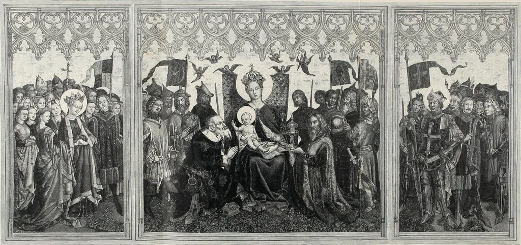 An illustration from Geschichte der deutschen Malerei, 1889, leaf 301