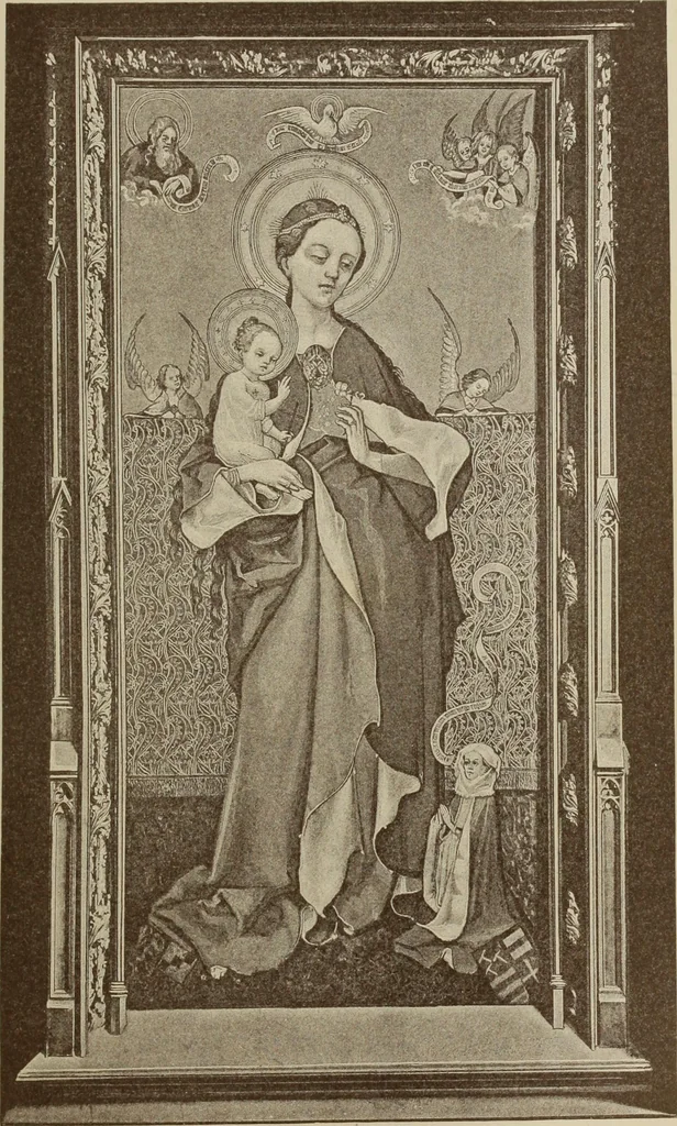 An illustration from Geschichte der deutschen Malerei, 1889, leaf 305