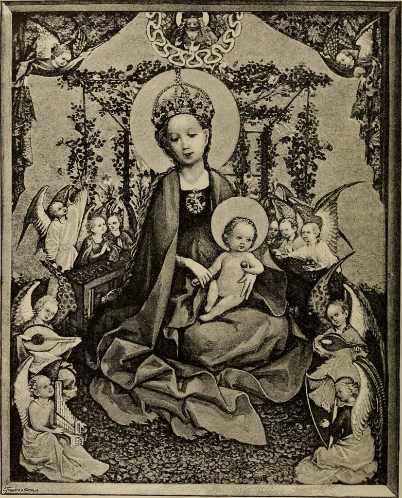 An illustration from Geschichte der deutschen Malerei, 1889, leaf 308