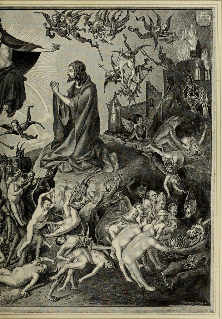 An illustration from Geschichte der deutschen Malerei, 1889, leaf 311