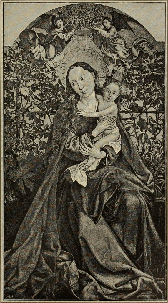 An illustration from Geschichte der deutschen Malerei, 1889, leaf 339