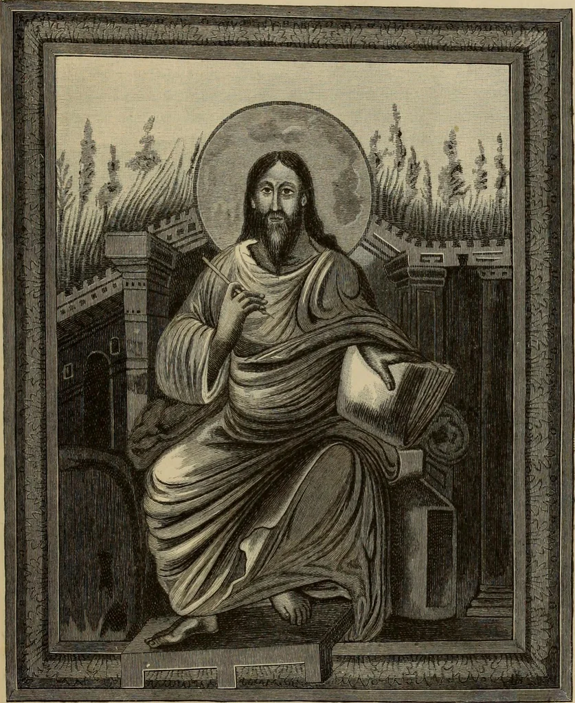 An illustration from Geschichte der deutschen Malerei, 1889, leaf 35