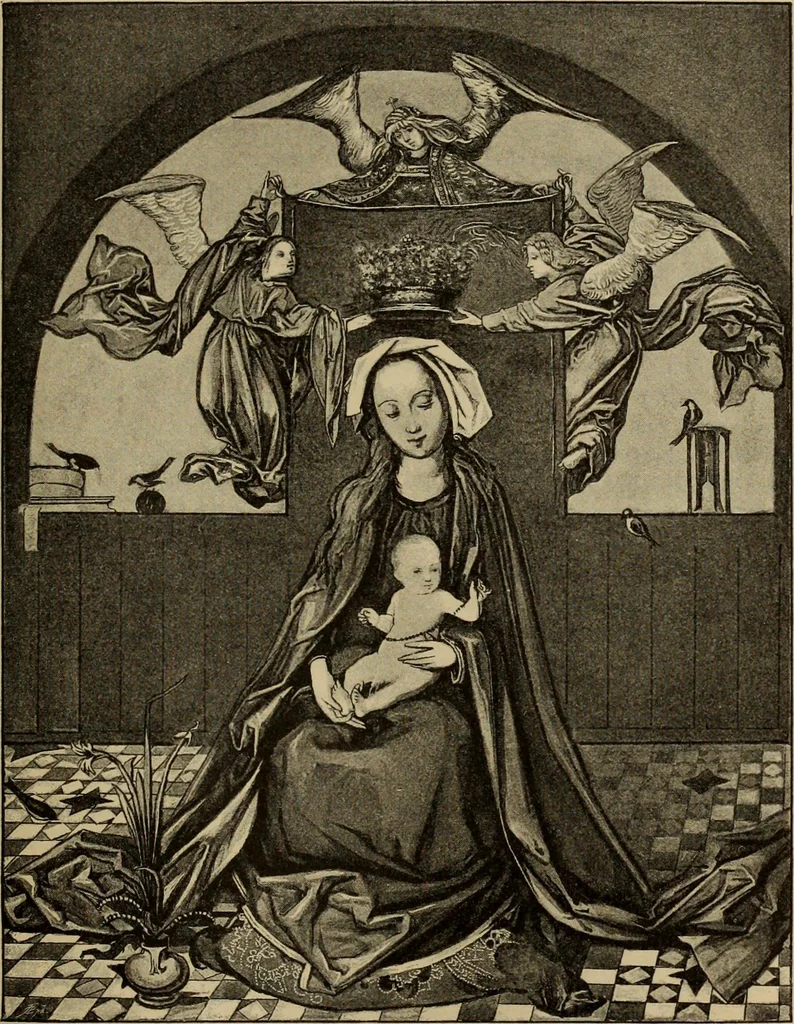 An illustration from Geschichte der deutschen Malerei, 1889, leaf 359