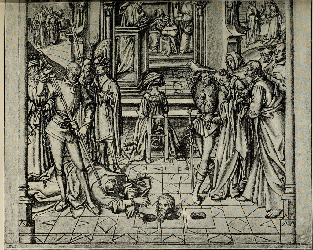 An illustration from Geschichte der deutschen Malerei, 1889, leaf 365