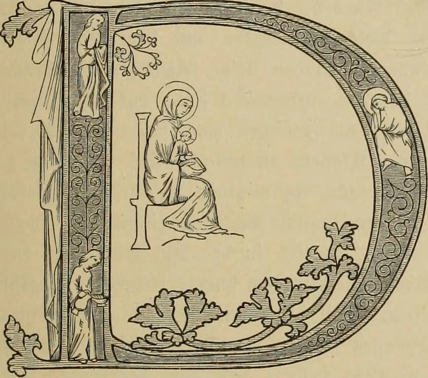 An illustration from Geschichte der deutschen Malerei, 1889, leaf 37