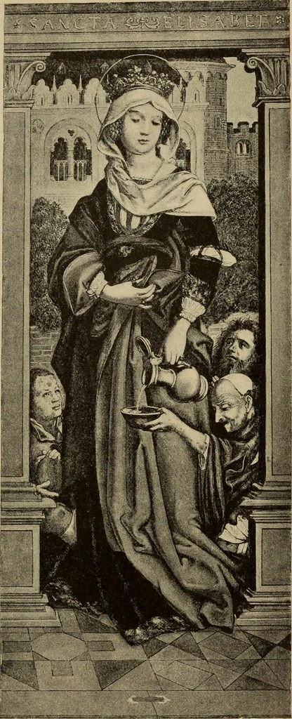 An illustration from Geschichte der deutschen Malerei, 1889, leaf 373