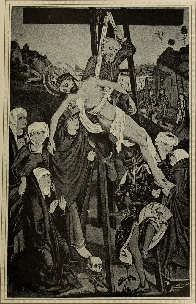 An illustration from Geschichte der deutschen Malerei, 1889, leaf 385