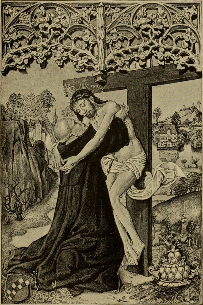 An illustration from Geschichte der deutschen Malerei, 1889, leaf 389
