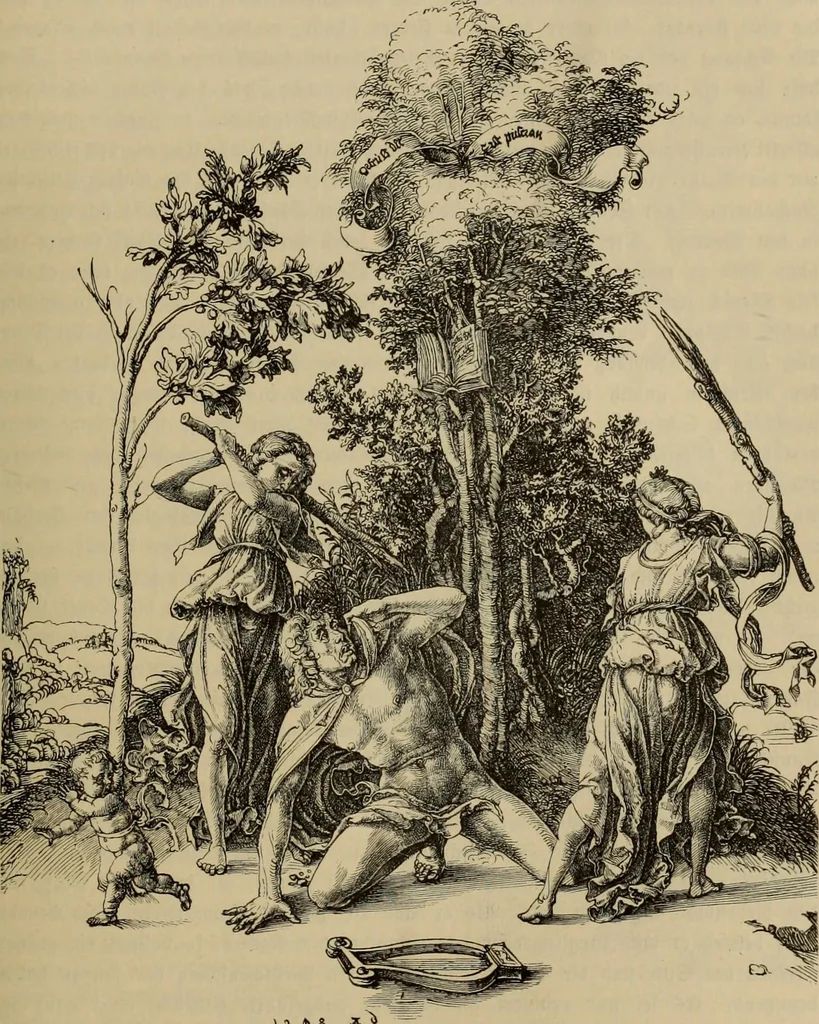 An illustration from Geschichte der deutschen Malerei, 1889, leaf 429