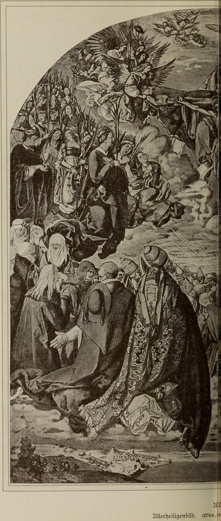 An illustration from Geschichte der deutschen Malerei, 1889, leaf 454