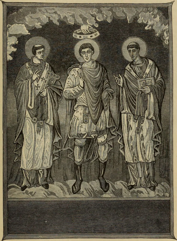 An illustration from Geschichte der deutschen Malerei, 1889, leaf 47
