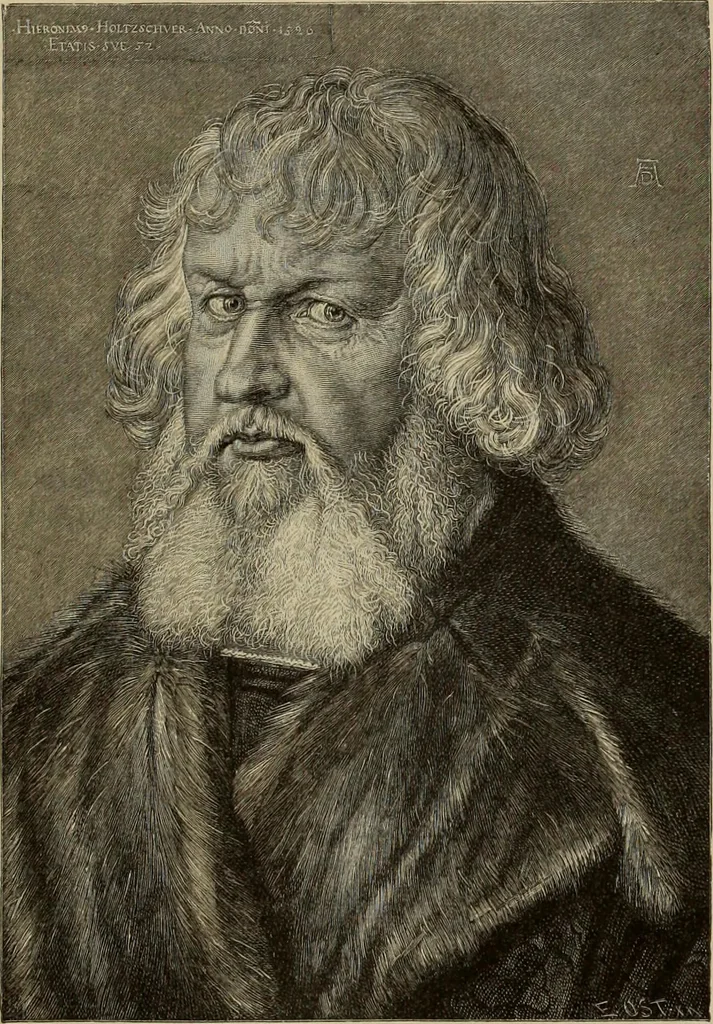 An illustration from Geschichte der deutschen Malerei, 1889, leaf 471