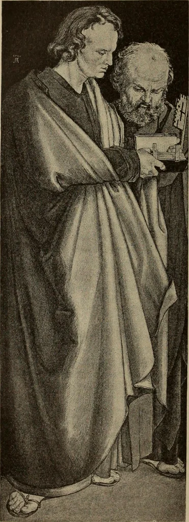 An illustration from Geschichte der deutschen Malerei, 1889, leaf 474
