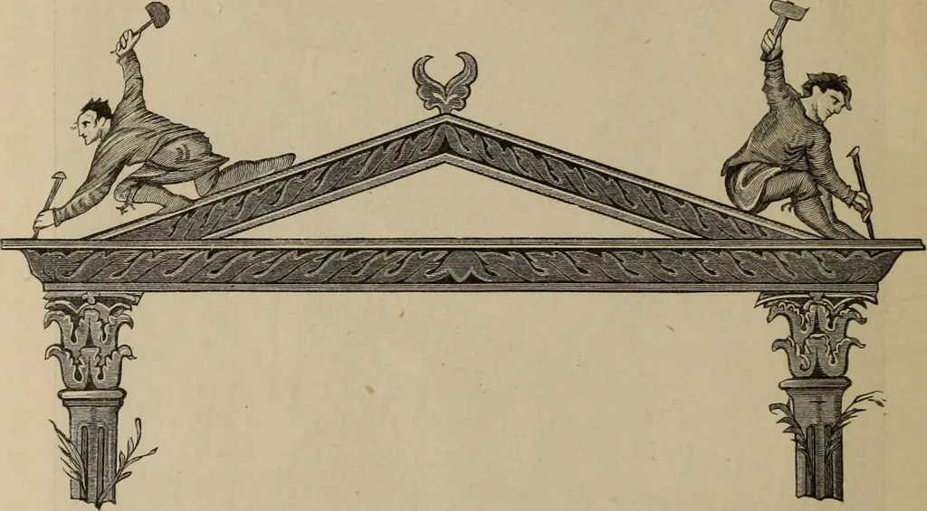 An illustration from Geschichte der deutschen Malerei, 1889, leaf 48