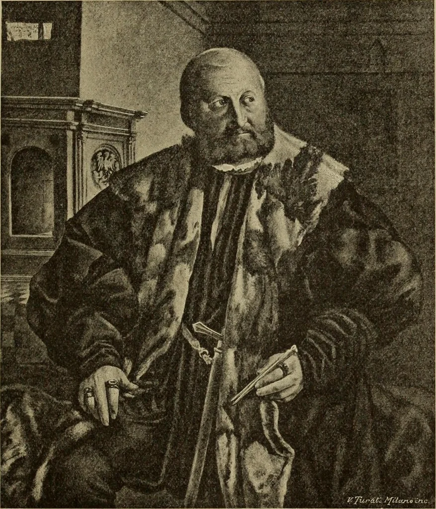 An illustration from Geschichte der deutschen Malerei, 1889, leaf 489