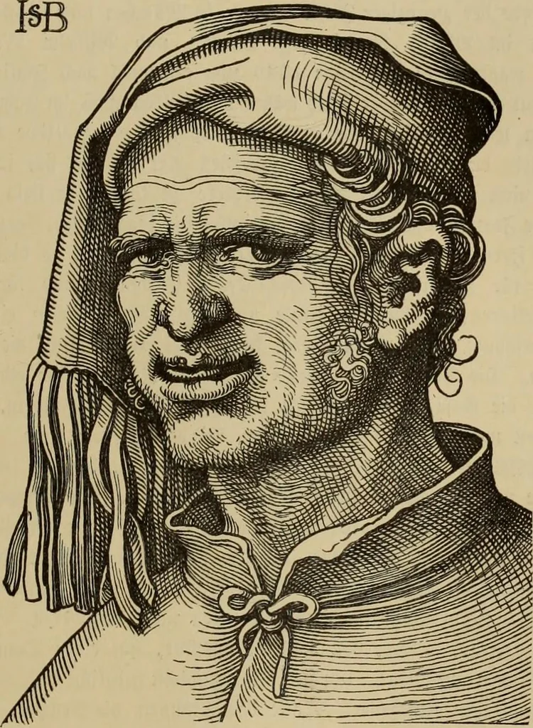 An illustration from Geschichte der deutschen Malerei, 1889, leaf 491