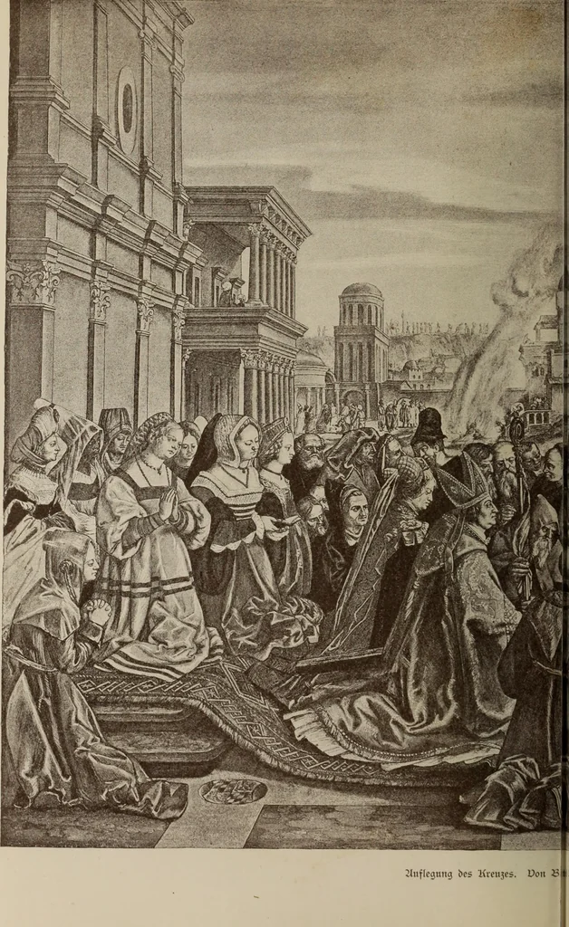 An illustration from Geschichte der deutschen Malerei, 1889, leaf 494